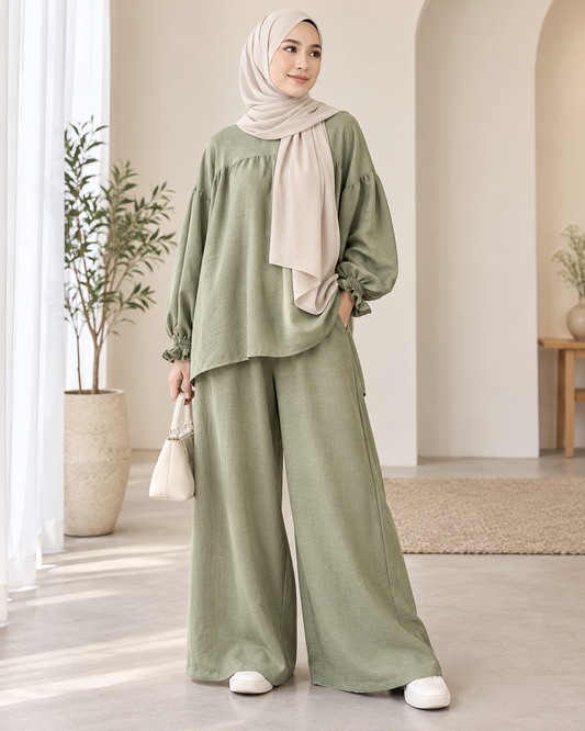 Julia Linen Pants Set