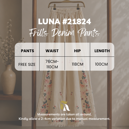 Luna Frills Denim Pants