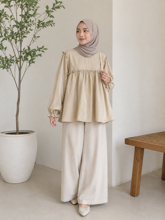 Hazel Ruffle Top