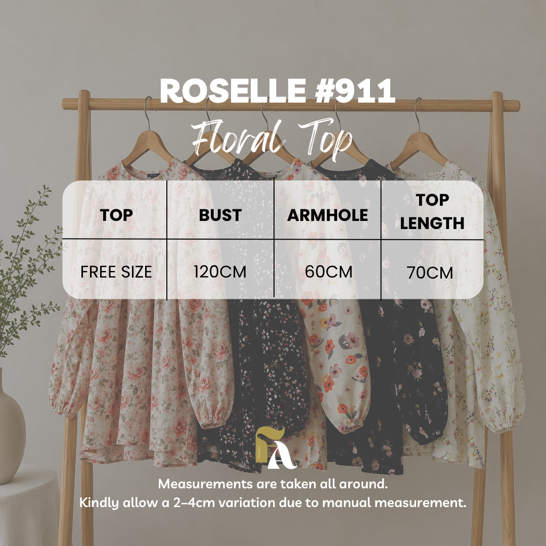 Roselle Floral Top