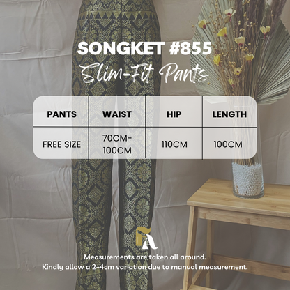 Songket Slim-Fit Pants