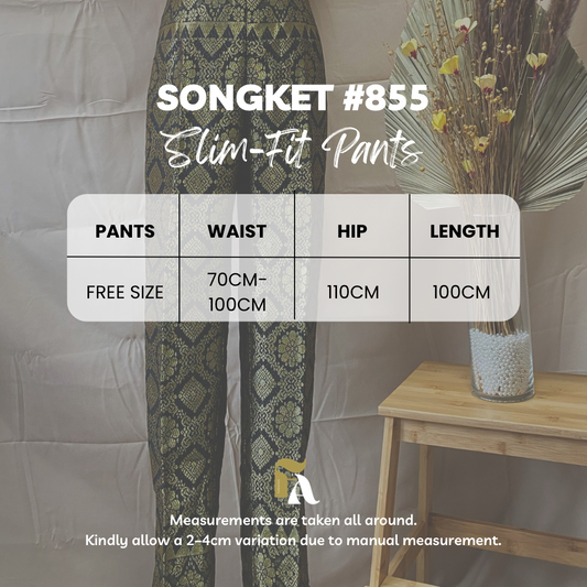 Songket Slim-Fit Pants