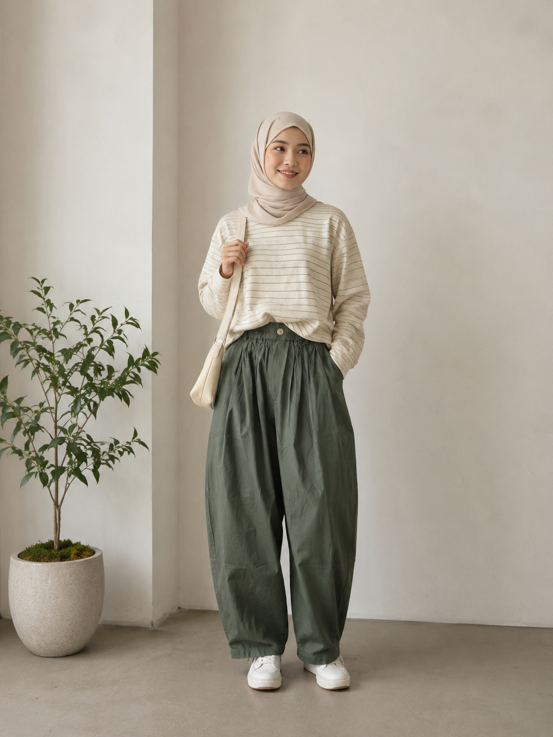 Sage Barrel Pants