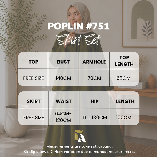 Poplin Skirt Set