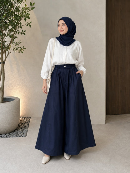 Marteen Structured Wide-Leg Pants