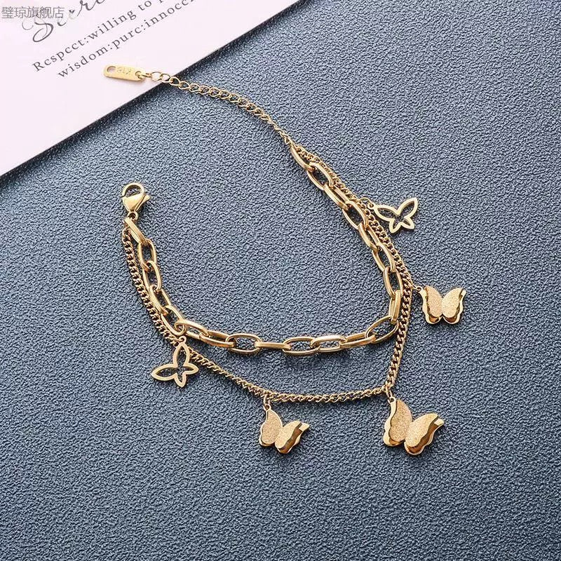 Butterfly Double Bracelet