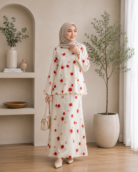 Alya Rose Kurung Set