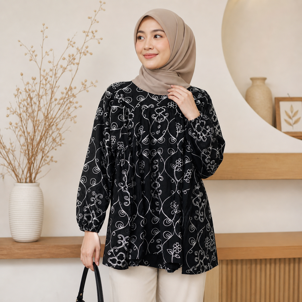 Syifa Tulle Top