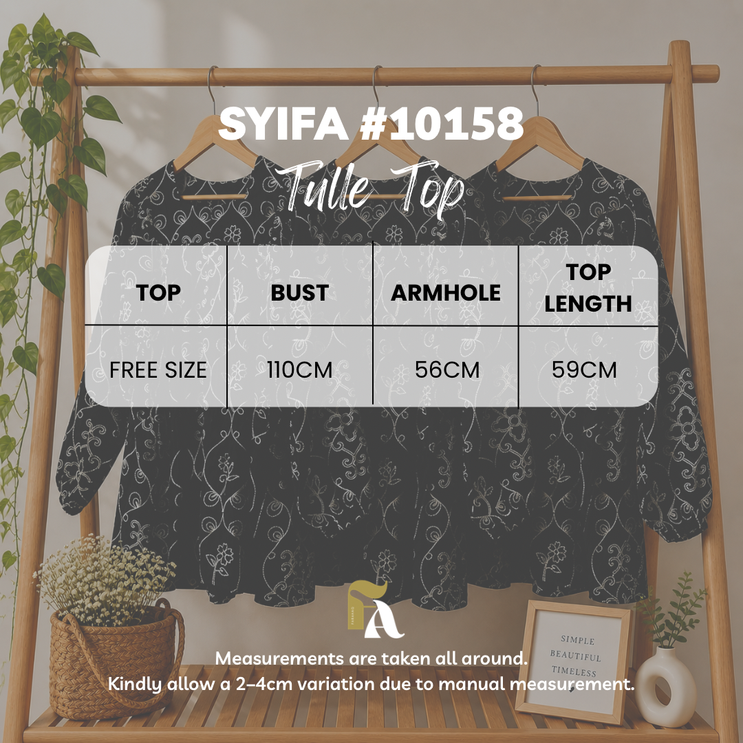 Syifa Tulle Top
