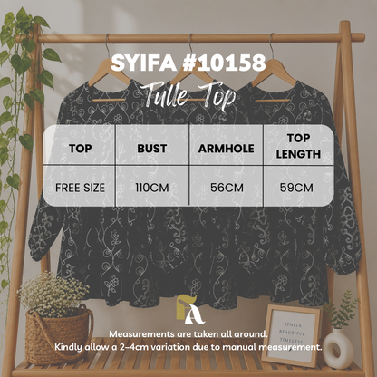 Syifa Tulle Top