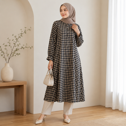 Aira Gingham Tunic