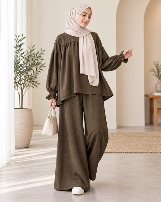 Julia Linen Pants Set