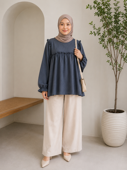Hazel Ruffle Top