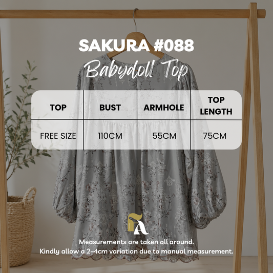 AS/IS Sakura Babydoll Top