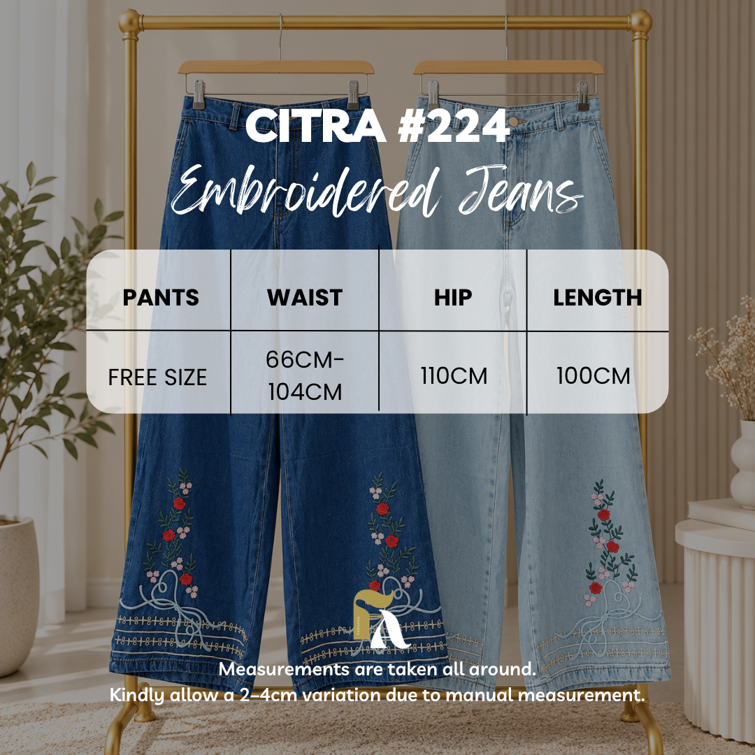 Citra Embroidered Jeans