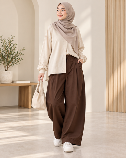 Nadine Barrel Chino Pants