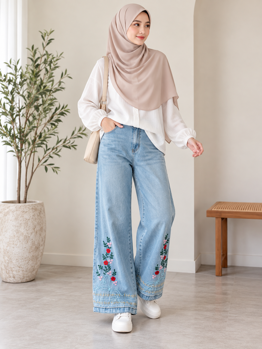 Citra Embroidered Jeans