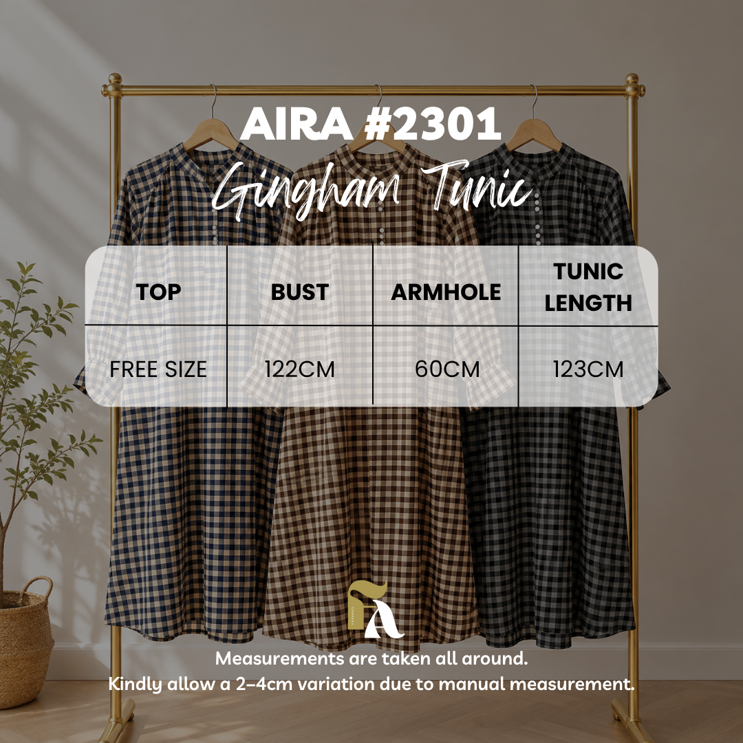Aira Gingham Tunic
