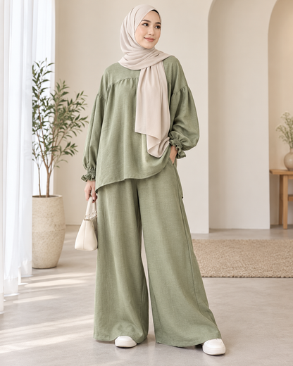 Julia Linen Pants Set