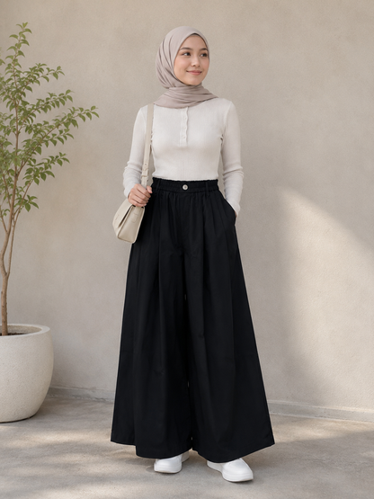 Marteen Structured Wide-Leg Pants