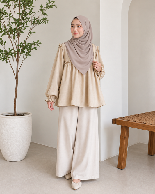 Hazel Ruffle Top