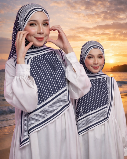 Keffiyeh Tri-Scarf
