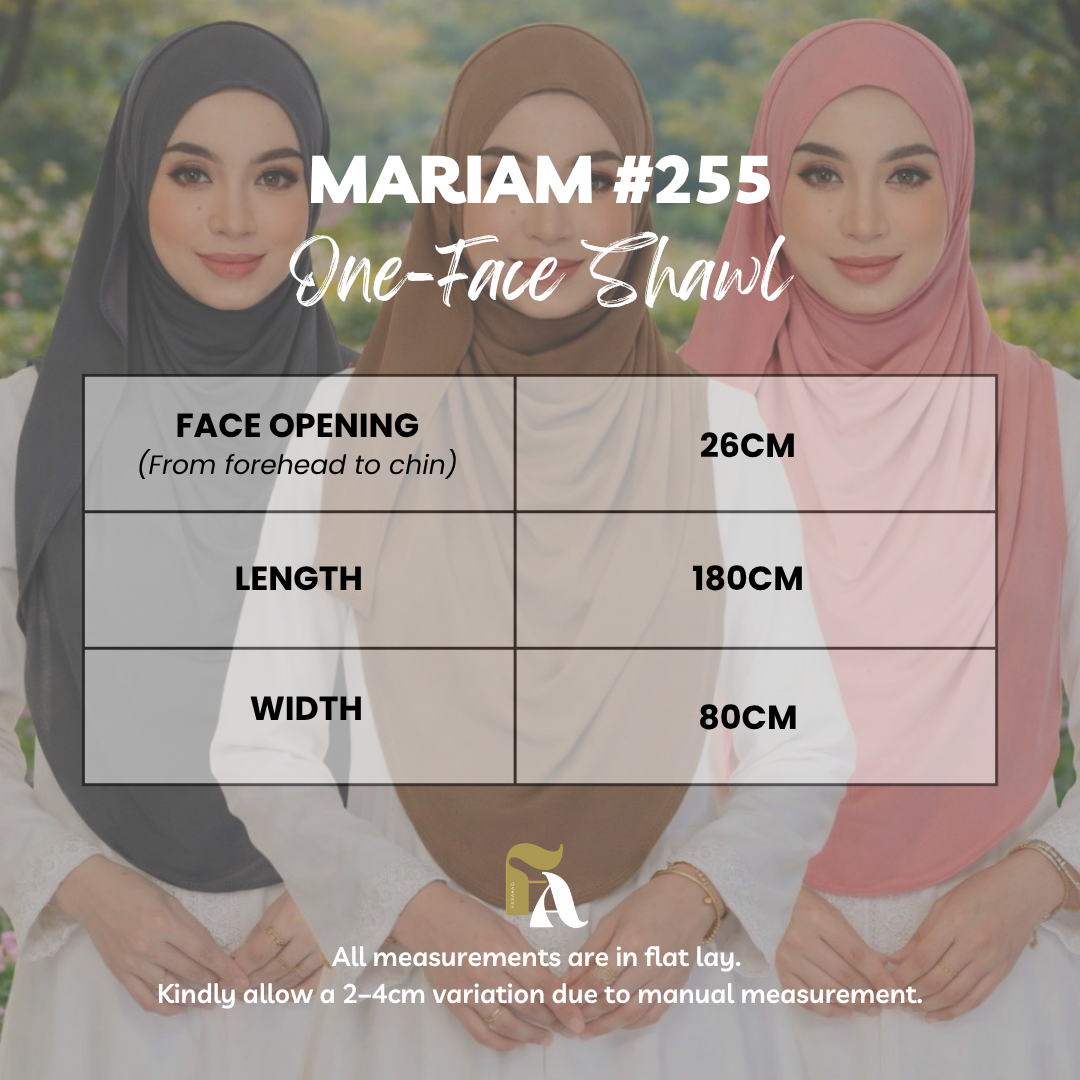Mariam One-Face Shawl