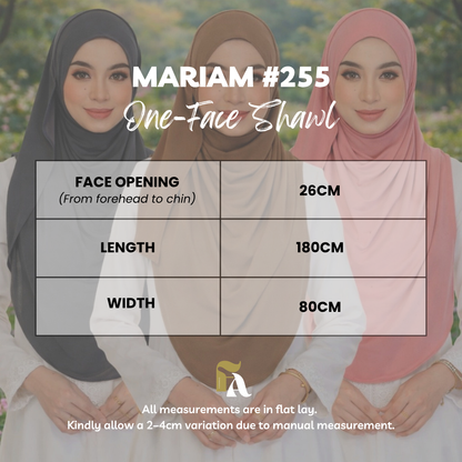 Mariam One-Face Shawl