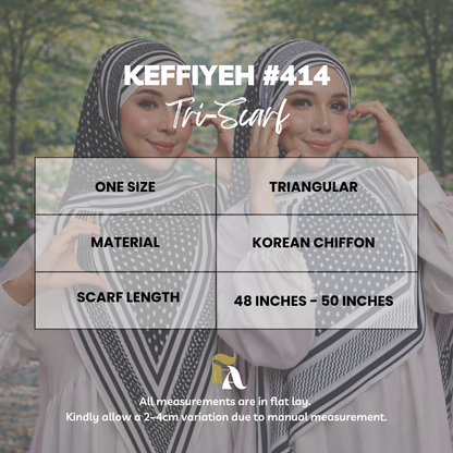 Keffiyeh Tri-Scarf