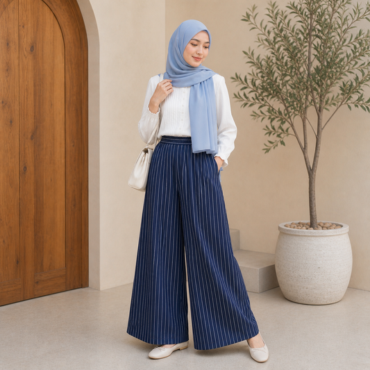 Joey Striped Denim Pants