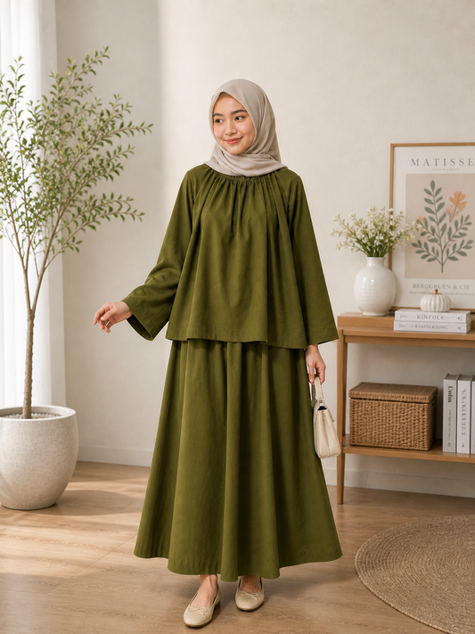 Poplin Skirt Set
