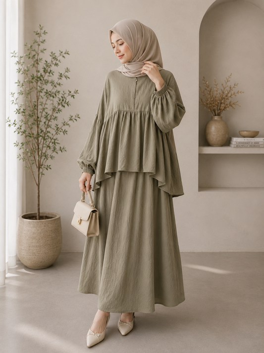 Suzi Velvety Skirt Set