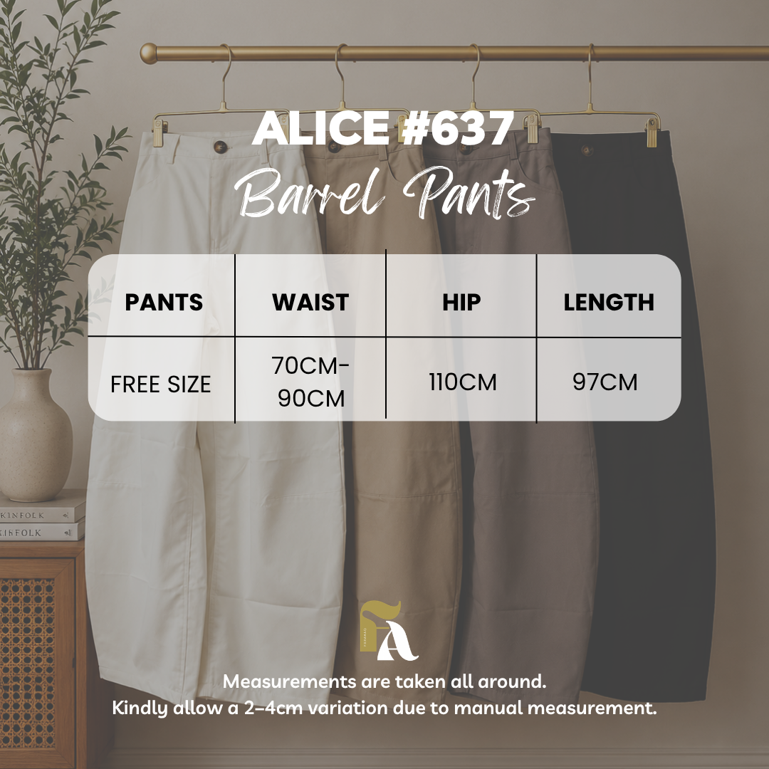 Alice Barrel Pants