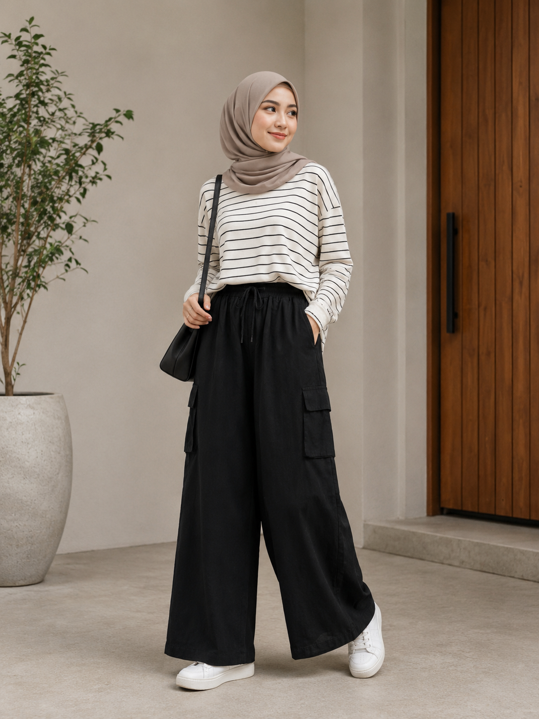 Afi Cargo Denim Pants