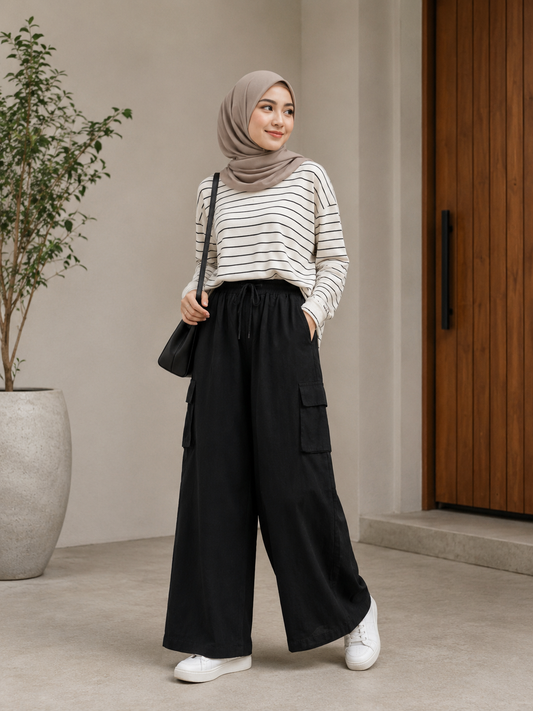 Afi Cargo Denim Pants
