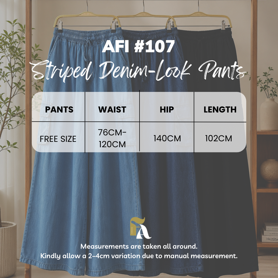 Afi Cargo Denim Pants