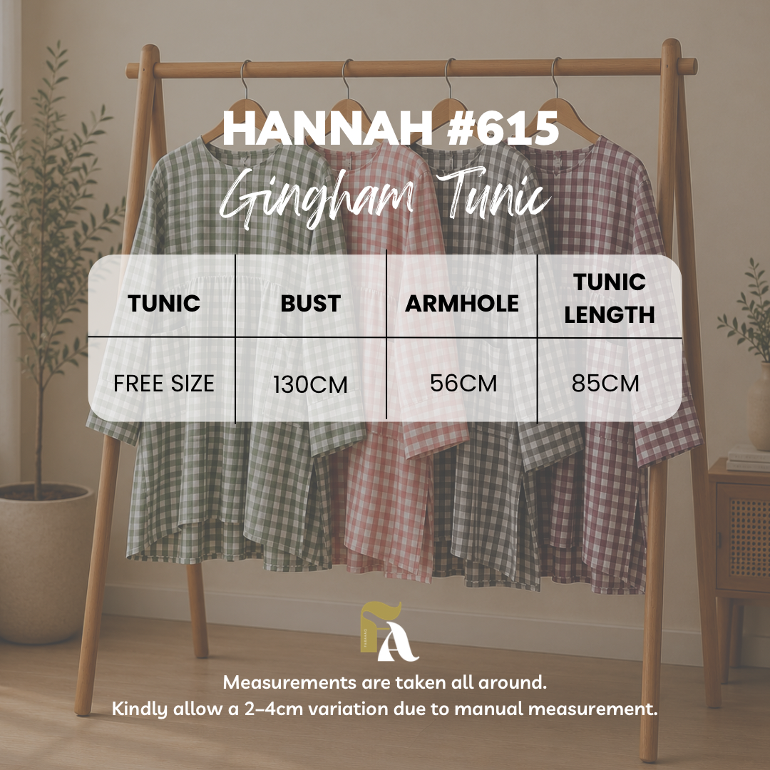 Hannah Gingham Tunic