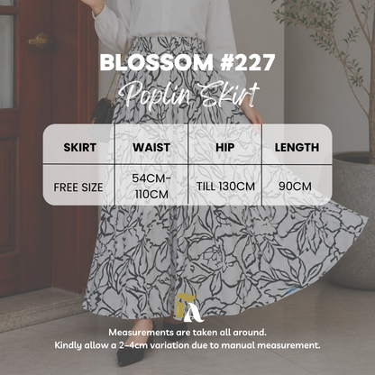 AS/IS Blossom Poplin Skirt