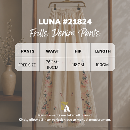 Luna Frills Denim Pants