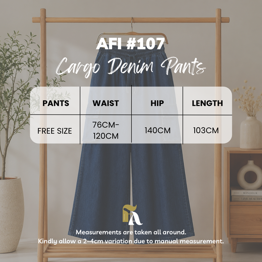 Afi Cargo Denim Pants