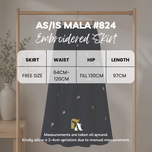 AS/IS Mala Embroidered Skirt