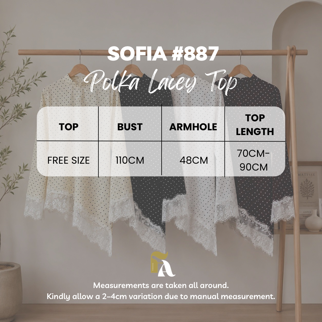 Sofia Polka Lacey Top