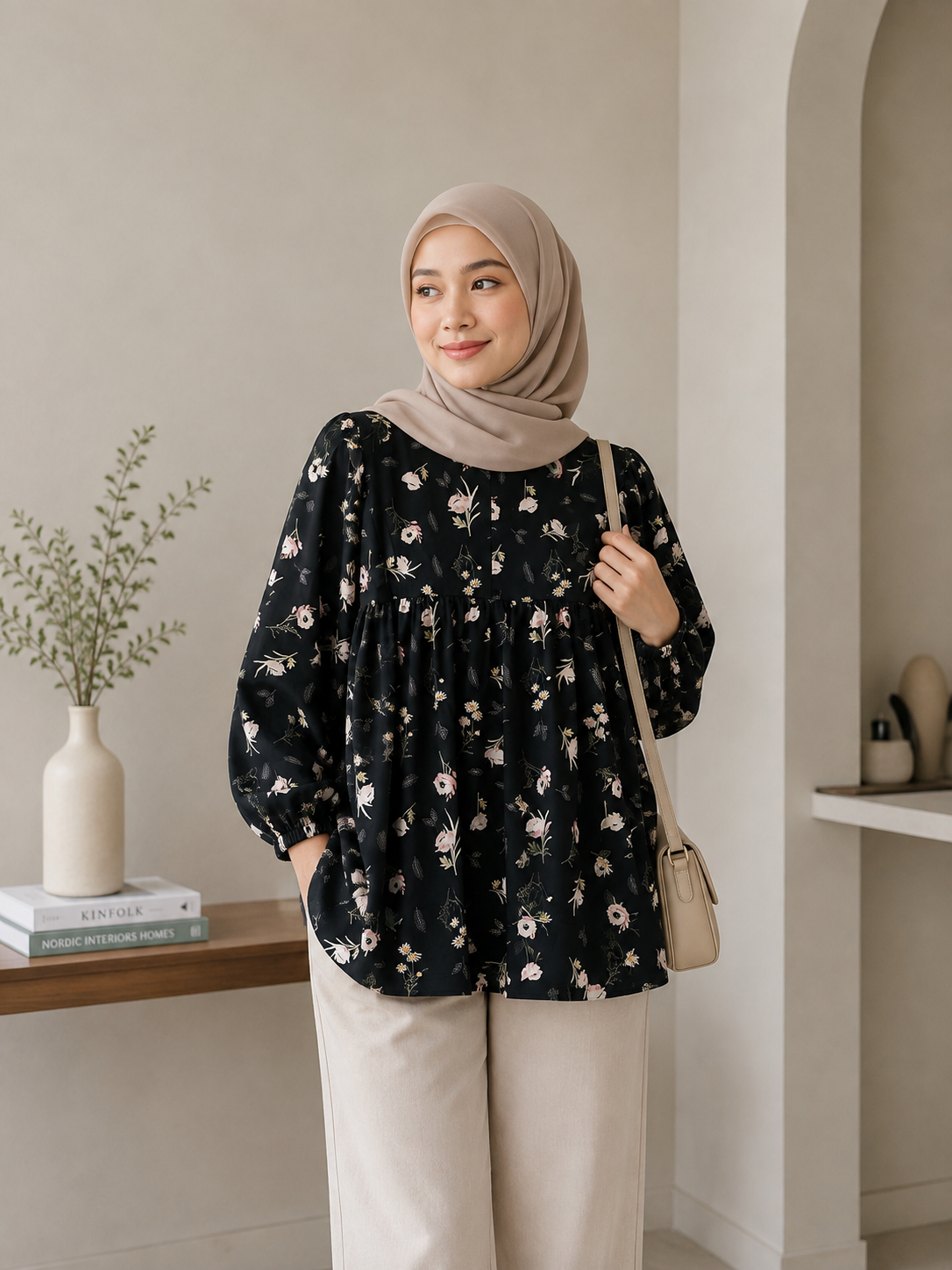 Roselle Floral Top
