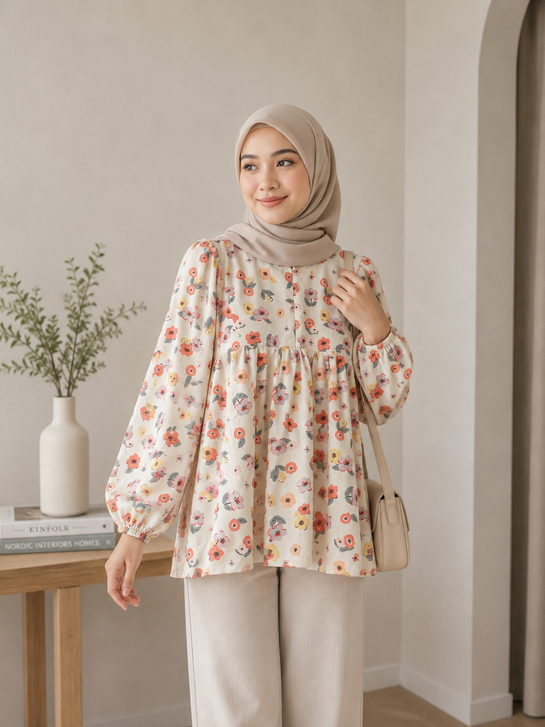 Roselle Floral Top