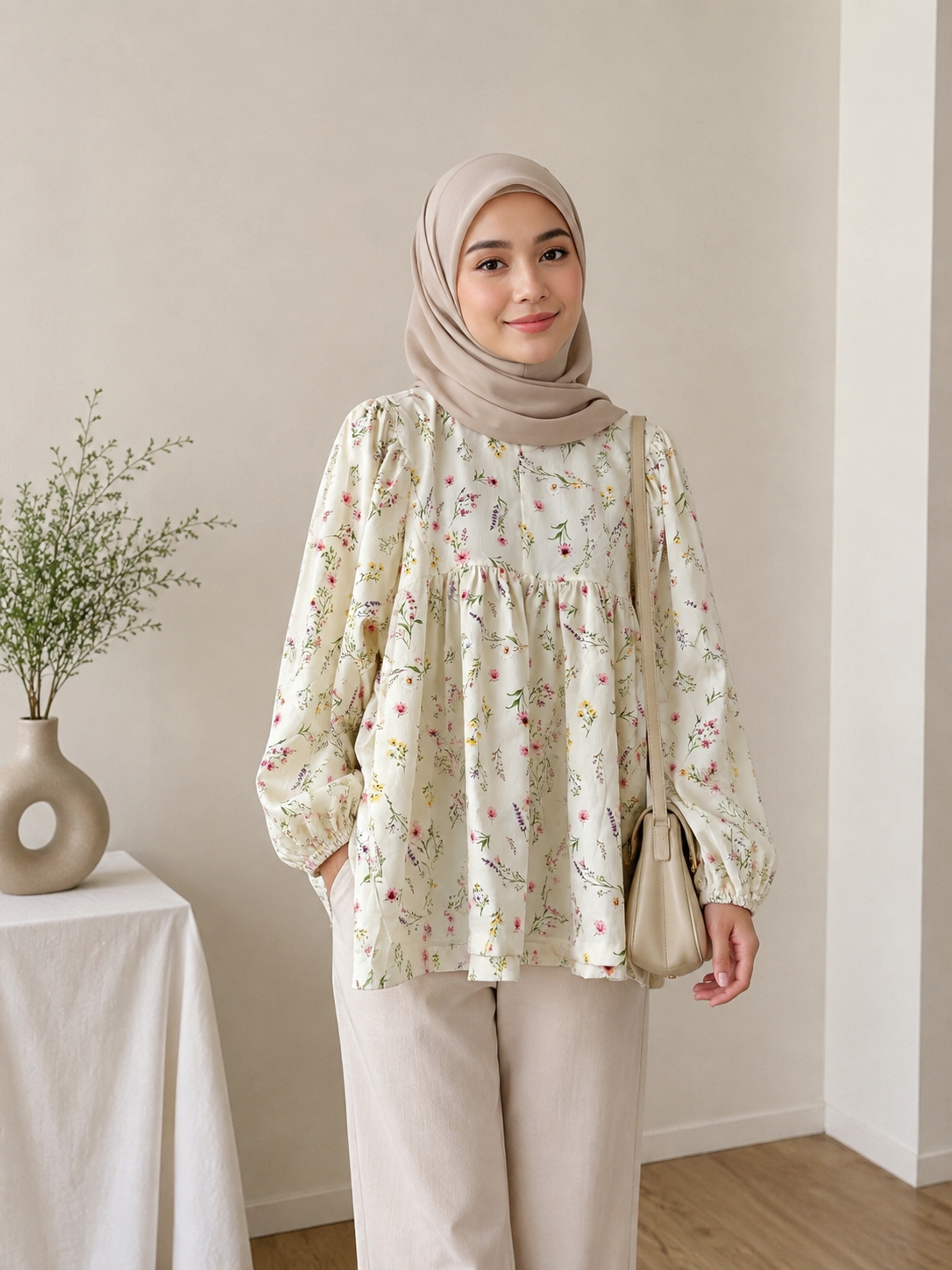 Roselle Floral Top