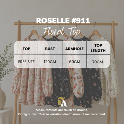 Roselle Floral Top