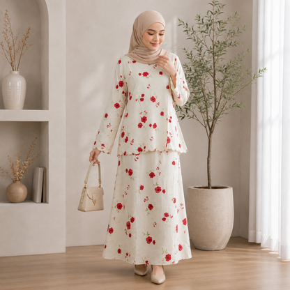 Alya Rose Kurung Set