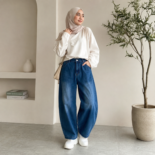 Vera Barrel Jeans