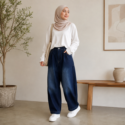 Vera Barrel Jeans
